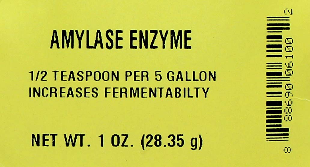 Amylase Enzyme 1 Oz – Liquefaction for Brewing Mashes