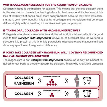 Ana Maria Lajusticia - 3 Pack High Absorption Collagen Pills with Magnesium | Healthy Skin, Nails, Hair and Ligaments