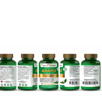 Organic Anamu 1250mg – 120 Capsules (Pack of 2)