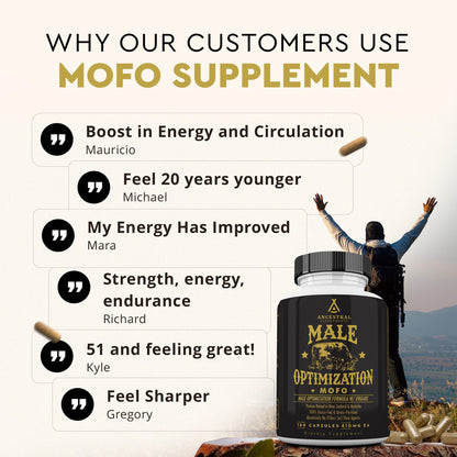 Ancestral Mofo for Men – Grass-Fed Beef Organs | Energy & Vitality