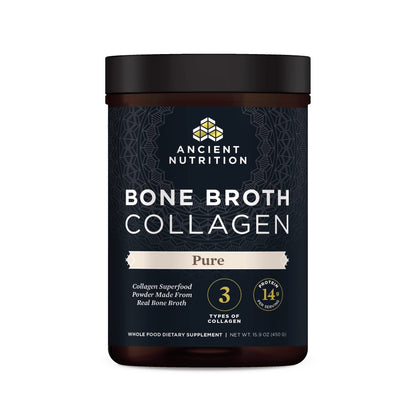 Ancient Nutrition Bone Broth Collagen Powder – Multi-Collagen Peptides, 30 Servings
