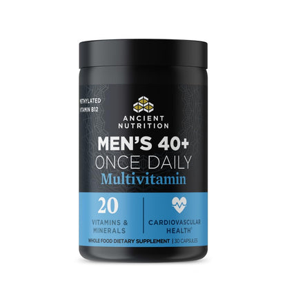 ANCIENT NUTRITION Men's 40+ 1-Day Multivitamin, 30 CT