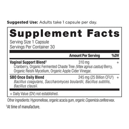 Ancient Nutrition Probiotic for Women – Once Daily, 30 Count, 25B CFU