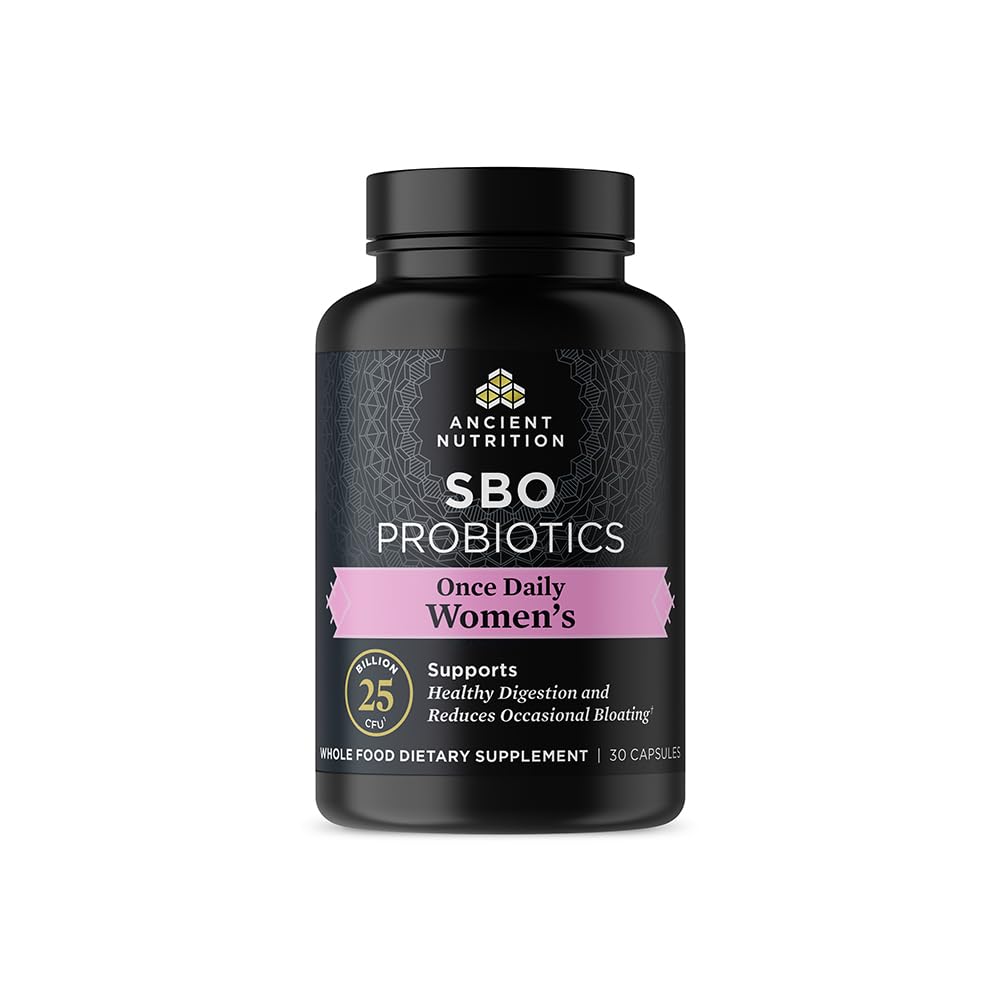Ancient Nutrition Probiotics for Women – Once Daily 30 Count | 25 Billion CFU Digestive Support
