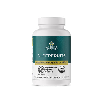 Ancient Nutrition ROC SuperFruits Capsules – Gut & Immune Health, 60 Count