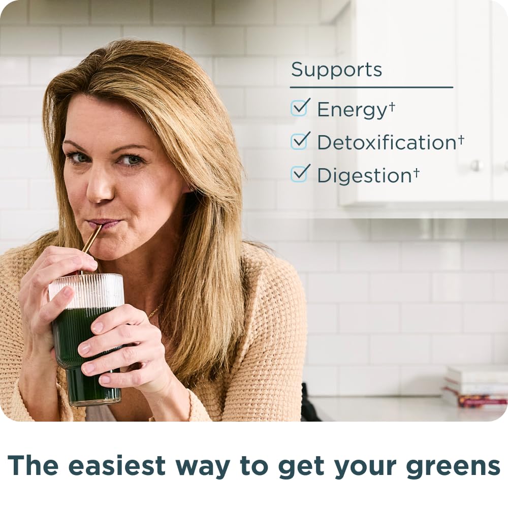 Ancient Nutrition SuperGreens with Probiotics – Organic Mango Flavor