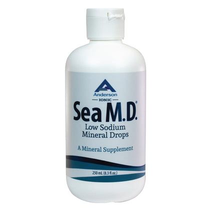 Anderson Sea M.D. Concentrated Trace Mineral Drops – Ionic Magnesium Supplement, 8.3 oz