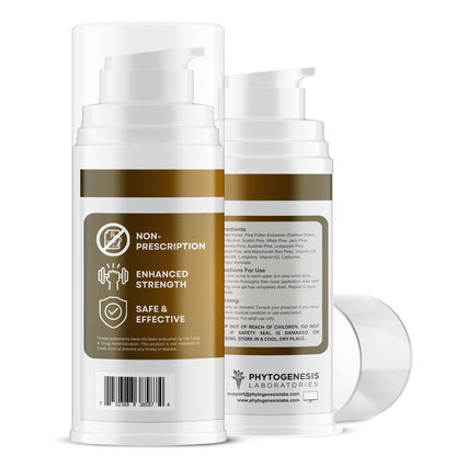 ANDROGENESIS Enhanced Formula – Low T Support Gel | T Booster for Men | D3, K2, B6, L-Arginine