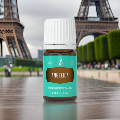 Young Living Angelica Premium Essential Oil – Calming Aromatic Diffuser Blend (5ml)