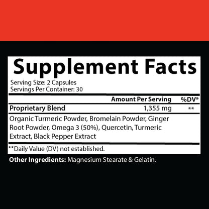 Angry Supplements Turmeric Ginger Maxx 60 Caps – Wellness & Antioxidants