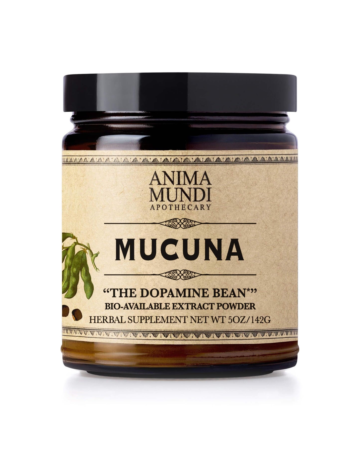 Anima Mundi Apothecary Mucuna Powder – Adaptogenic Mood Support Supplement (5oz / 142g)