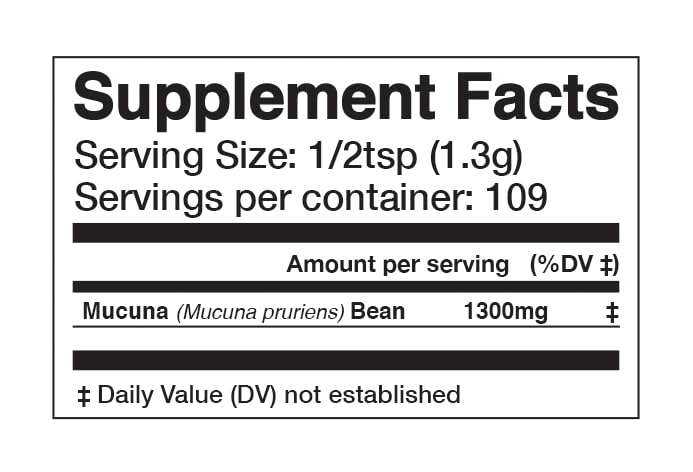 Anima Mundi Apothecary Mucuna Powder – Adaptogenic Mood Support Supplement (5oz / 142g)