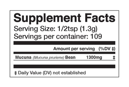 Anima Mundi Apothecary Mucuna Powder – Adaptogenic Mood Support Supplement (5oz / 142g)