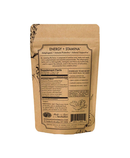 Anima Mundi Qi Energy & Protein Powder – Adaptogenic Mood Support