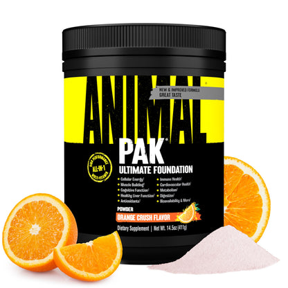 Animal Pak All-in-One Vitamin Powder — Daily Multivitamin for Men & Women (60 Scoops)