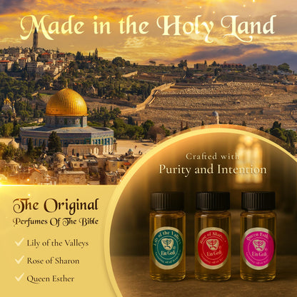 Anointing Oil for Prayer – 3 Bottles (10ml) – Original Bible Perfumes by Ein Gedi