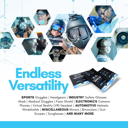 Anti-Fog Disposable Lens Wipe | Easy Eyewear Cleaner & Anti-Static