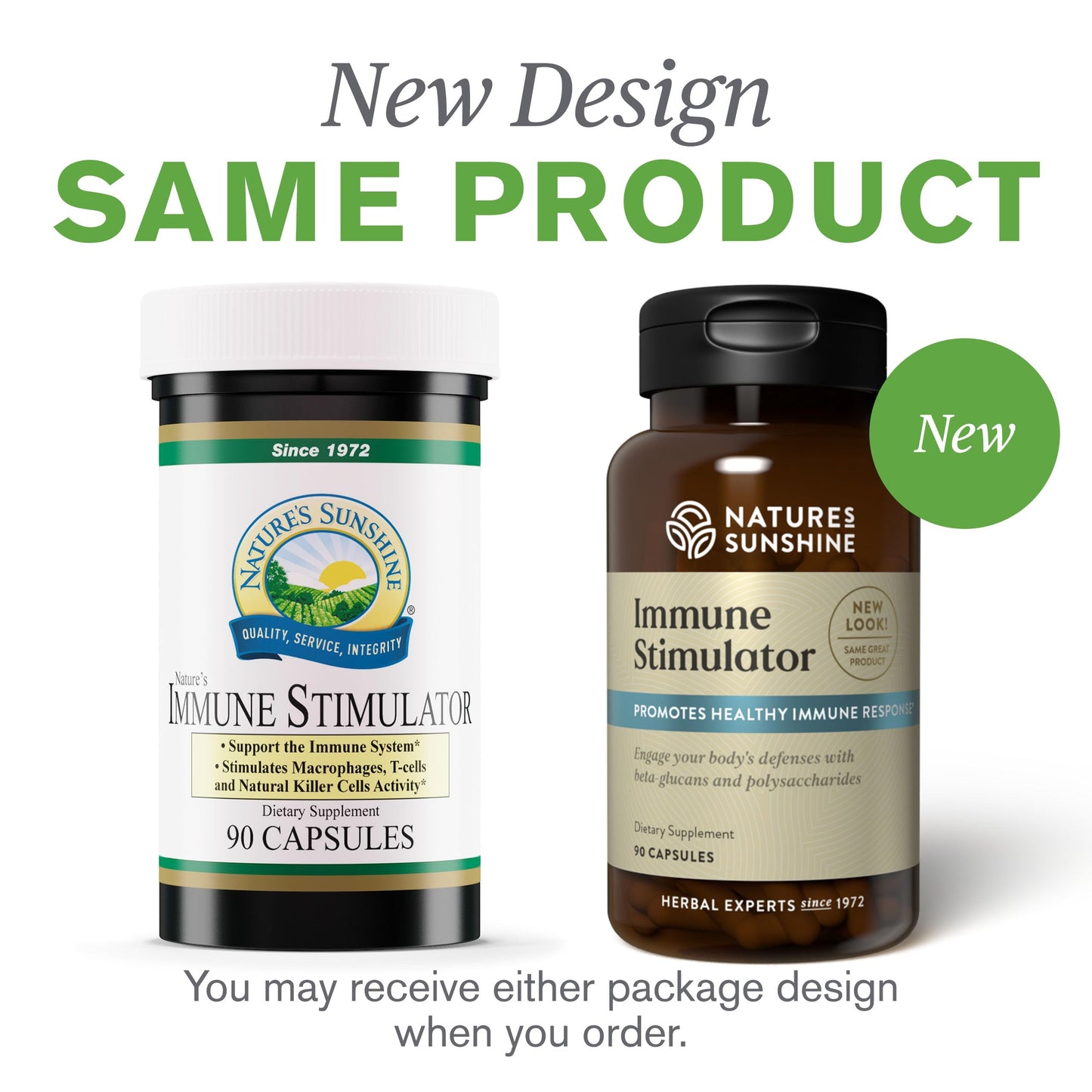 Nature's Sunshine Immune Stimulator 90 Capsules - Immune Support Supplement