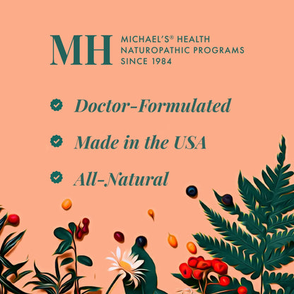 Michael's Antisid – 60 Vegan Chewables, Wild Cherry, Digestive Support