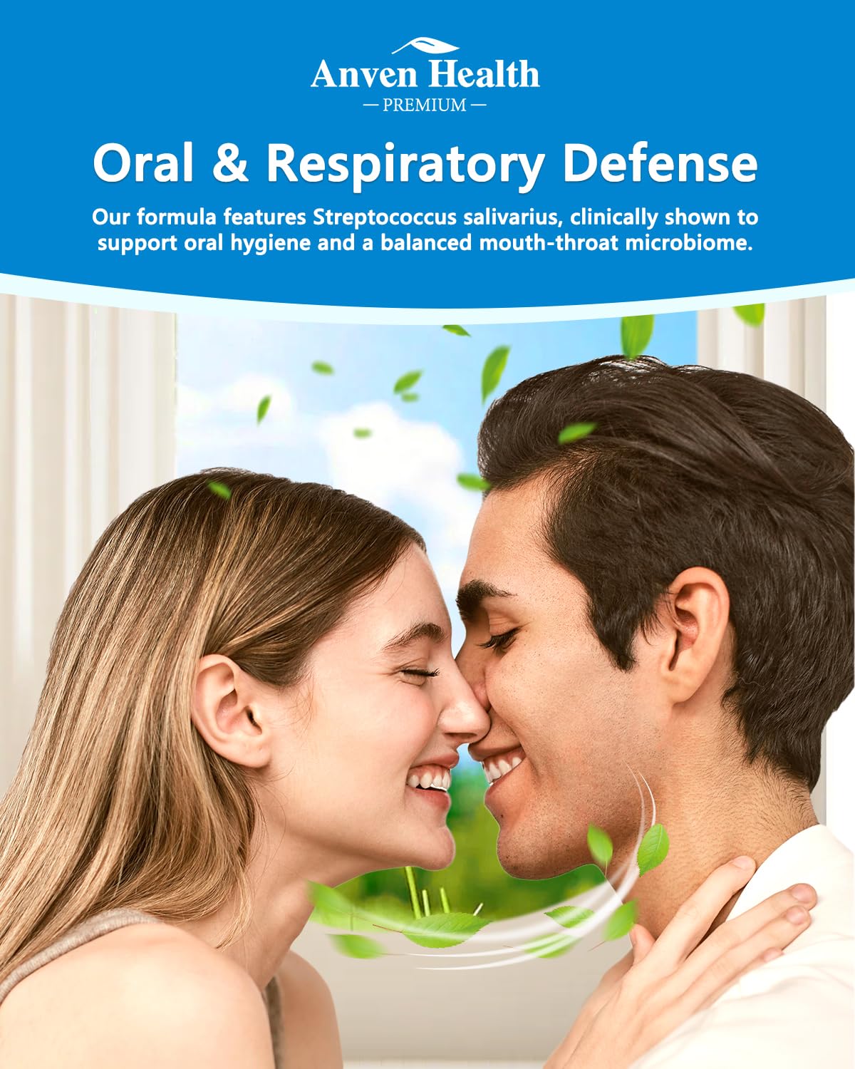 Anven Health Oral Probiotics Lozenges – Bad Breath & Gum Repair, Mint, Sugar-Free (270 Lozenges)