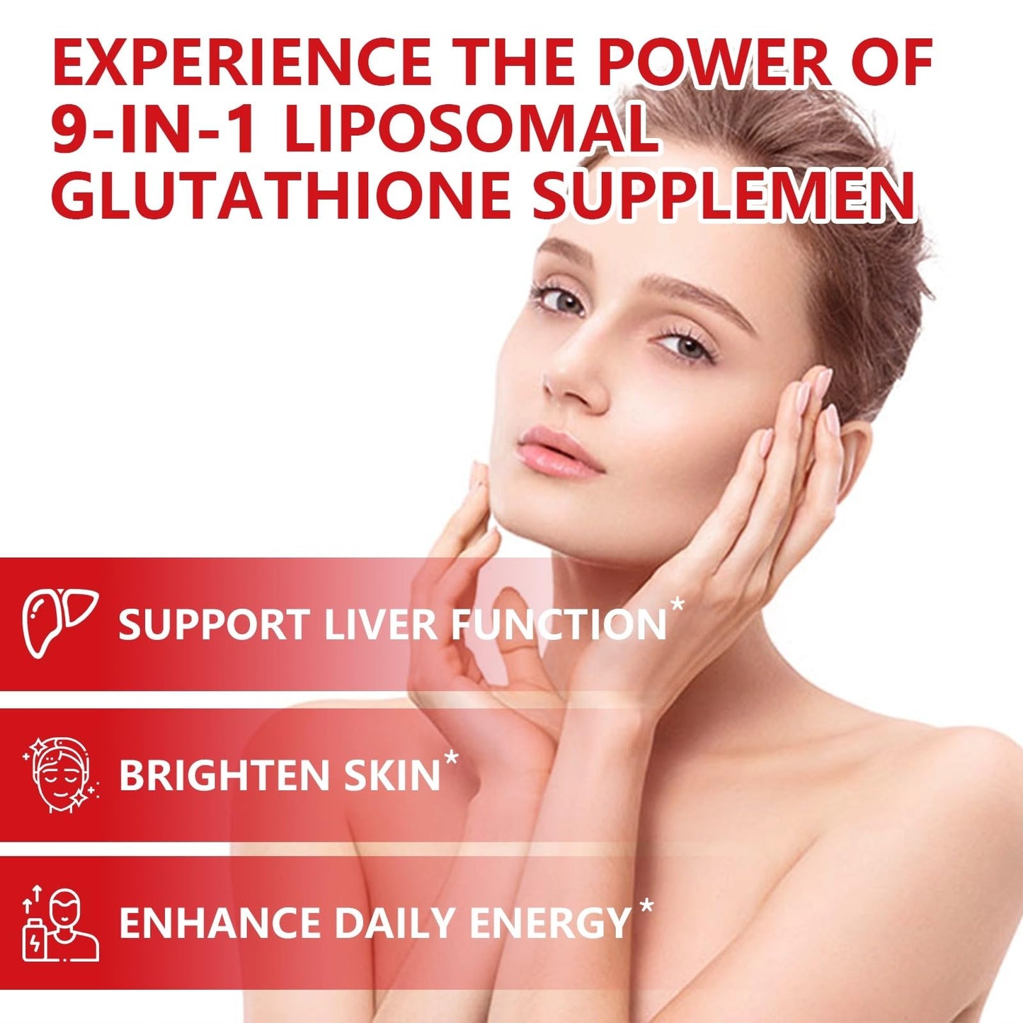 Aouewnk 2500mg Liposomal Glutathione Gummies – 98% Bioavailability, Skin & Liver Support, Immunity