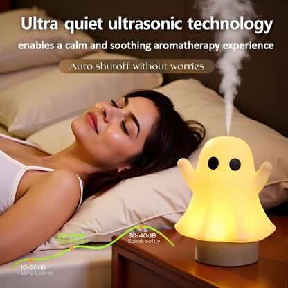 Aozale Ghost Essential Oil Diffuser 120ML – Ultrasonic Diffuser with 7-Color LED