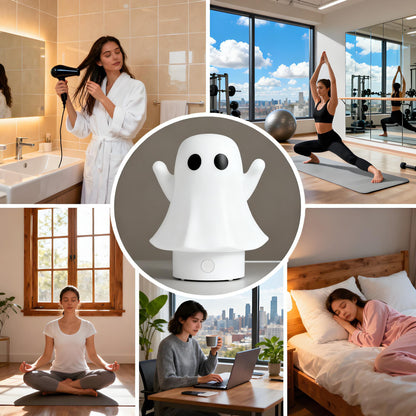 Aozale Ghost Essential Oil Diffuser 120ML – Ultrasonic Diffuser with 7-Color LED