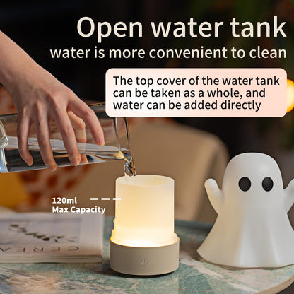 Aozale Ghost Essential Oil Diffuser 120ML – Ultrasonic Diffuser with 7-Color LED