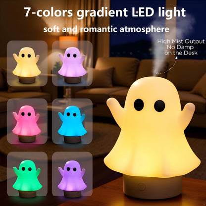 Aozale Ghost Essential Oil Diffuser 120ML – Ultrasonic Diffuser with 7-Color LED