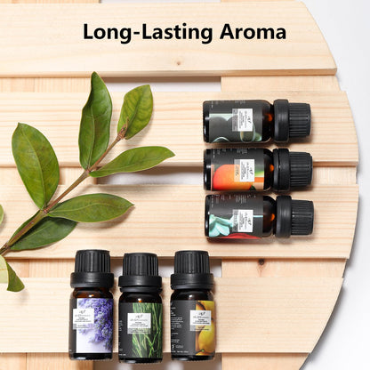 ap airpleasure Refresh Essential Oils Set — 6x10ml for Diffuser, Humidifier & Aromatherapy