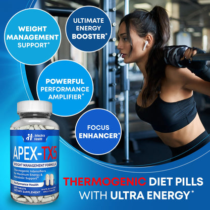 APEX-TX5 Weight Management Supplement - 120 Tablets - USA Made