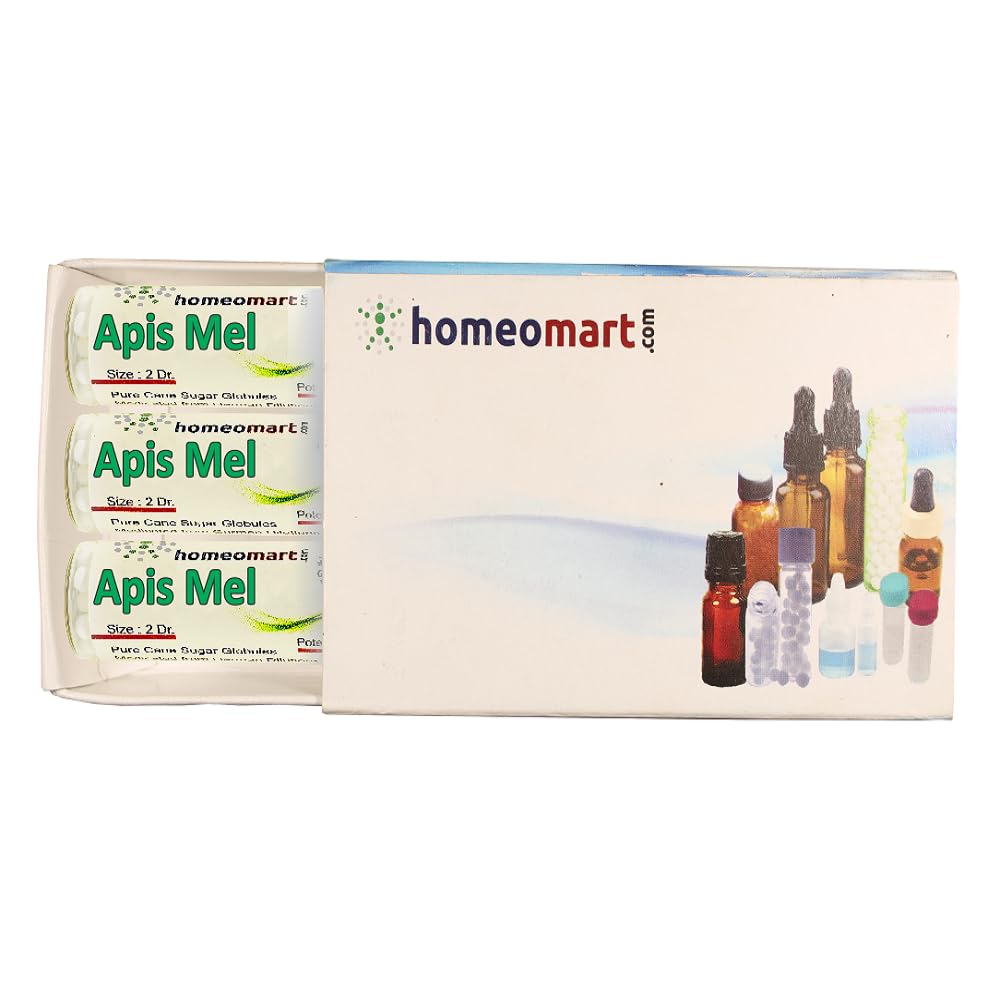 Apis Mellifica 6C Homeopathy Pellets – Pack of 3 | Homeomart
