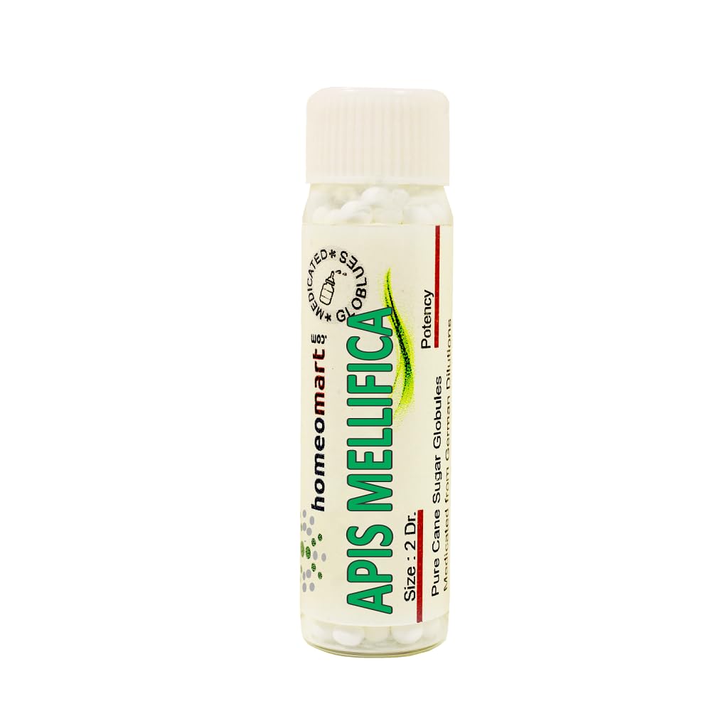 Apis Mellifica 6C Homeopathy Pellets – Pack of 3 | Homeomart