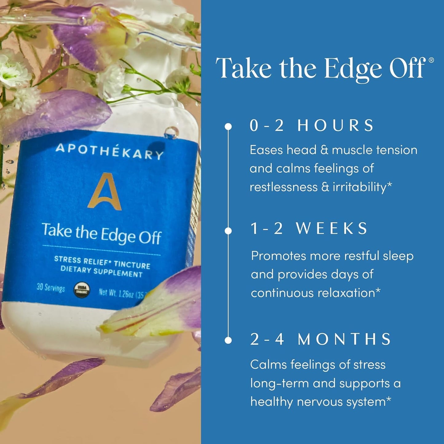 Apothékary All Day Stress Duo 30 ml | Plant-Based Mind & Body Support