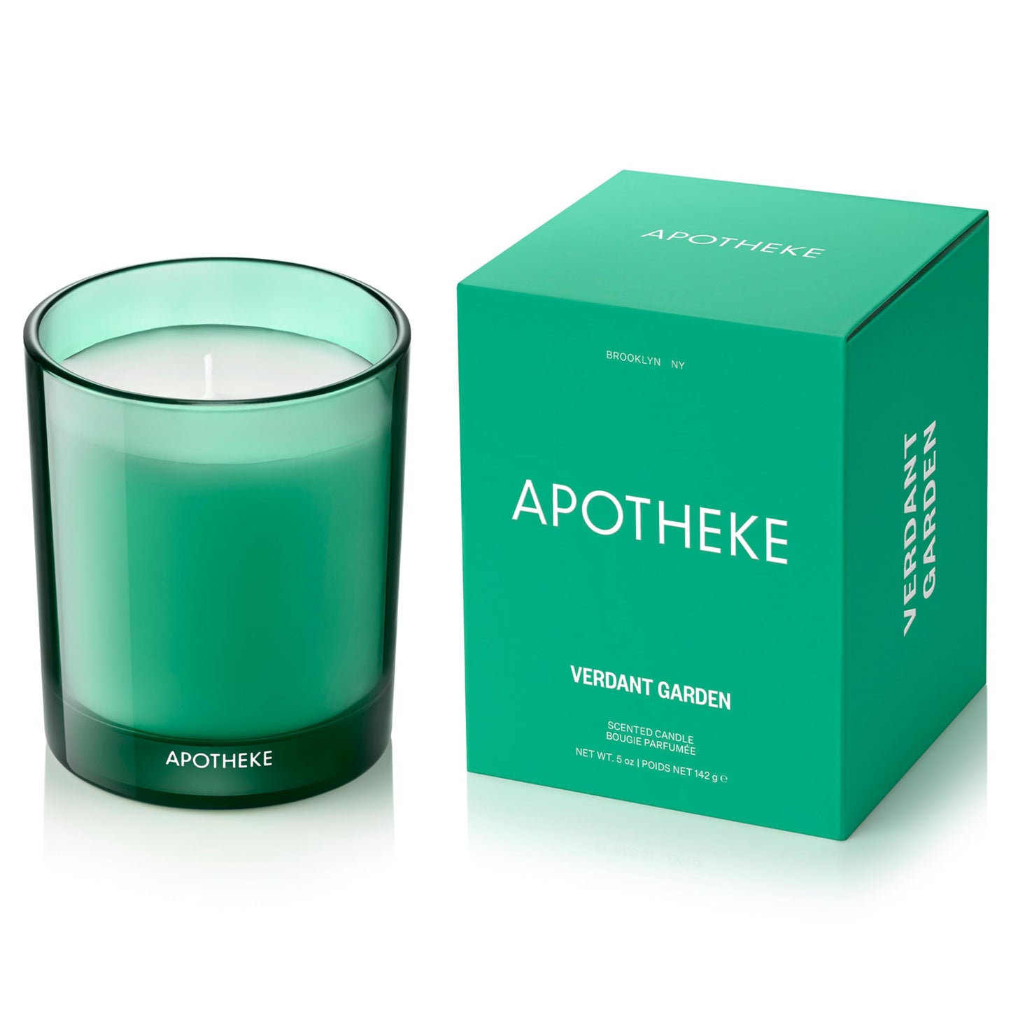 Apotheke Verdant Garden Petite Aromatherapy Jar Candle | Luxury Soy Wax