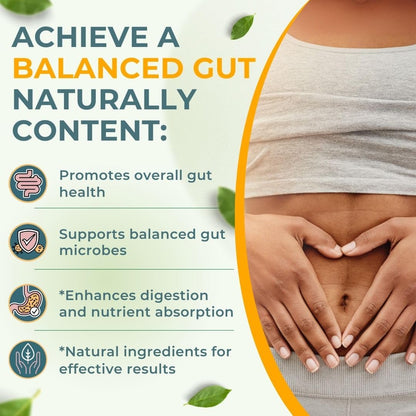 Vital Gut Health 4-in-1 Formula with ACV, Prebiotics & Probiotics | Digestive Enzymes | Vital Nutritive