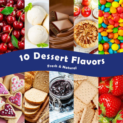 Holamay Dessert Fragrance Oils – 10x5ml for Soap, Candles & Diffusers