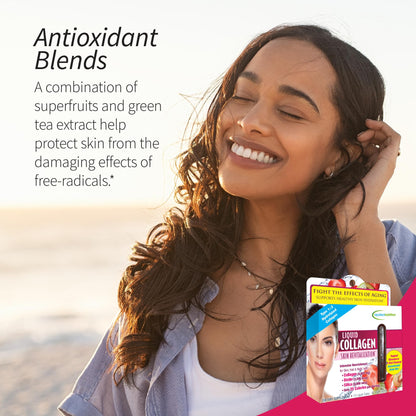 Applied Nutrition Liquid Collagen Skin Revitalization – 2x10 Tubes (Tropical Strawberry Kiwi)
