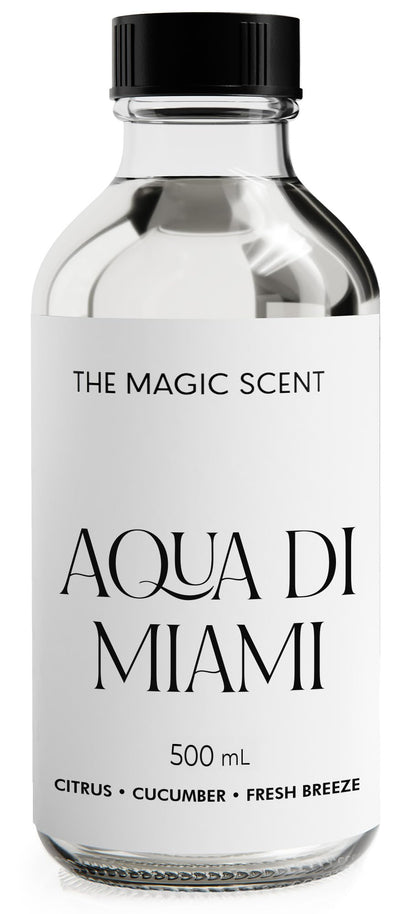 The Magic Scent Aqua di Miami Diffuser Oil – Luxury Hotel & Home Scents | 16.9 fl oz (500 mL)