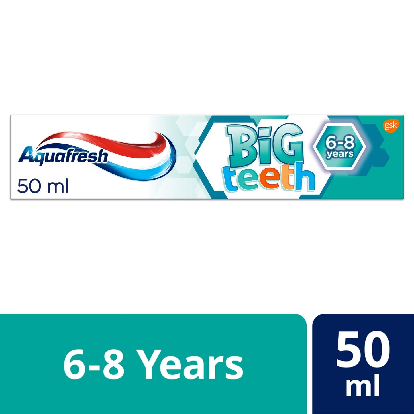 Aquafresh My Big Teeth Toothpaste 6 Years+ (50ml) | Gentle Mint & Fluoride