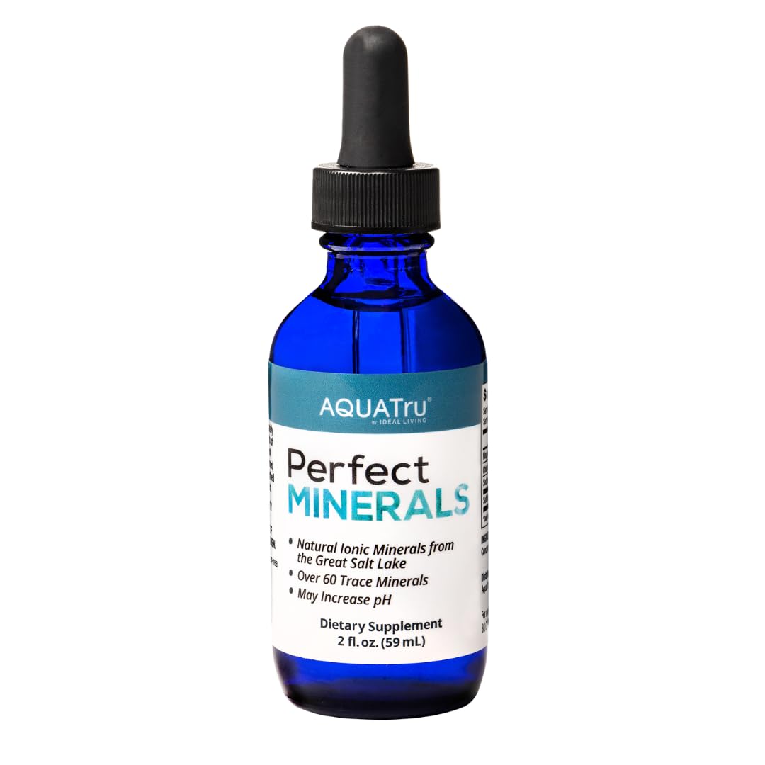 AquaTru Perfect Minerals – Mineral Drops for Water (72 Trace Minerals) 60ml