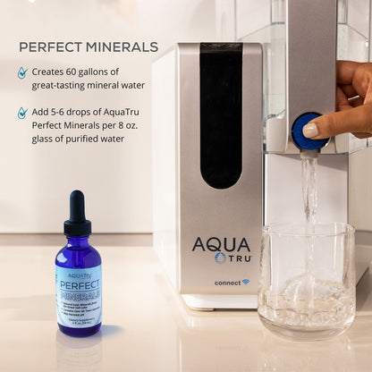 AquaTru Perfect Minerals – Mineral Drops for Water (72 Trace Minerals) 60ml