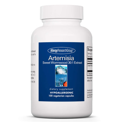 Allergy Research Group Artemisia Dietary Supplement – Microbial Balance, Sweet Wormwood Extract, Hypoallergenic, Gluten Free | Vegetarian Capsules – 100 Count
