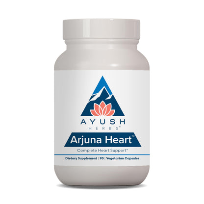 Ayush Herbs Arjuna Heart | Heart Support Supplement | 90 Vegetarian Capsules