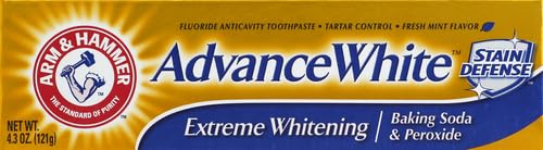 ARM & HAMMER Advance White Baking Soda & Peroxide Toothpaste – Extreme Whitening 4.3 oz