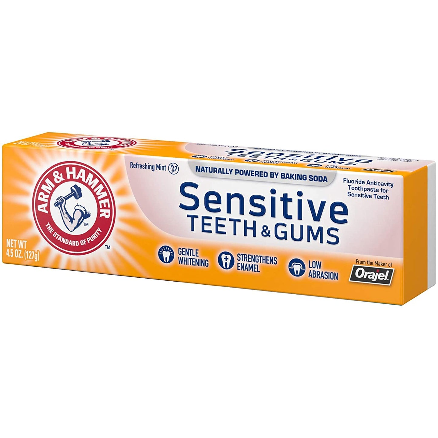 ARM & HAMMER Sensitive Teeth & Gums Toothpaste 4.5 oz (Pack of 3)