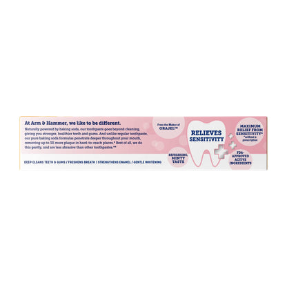 Arm & Hammer Sensitive Toothpaste - Refreshing Mint (12-Pack, 4.5 oz)