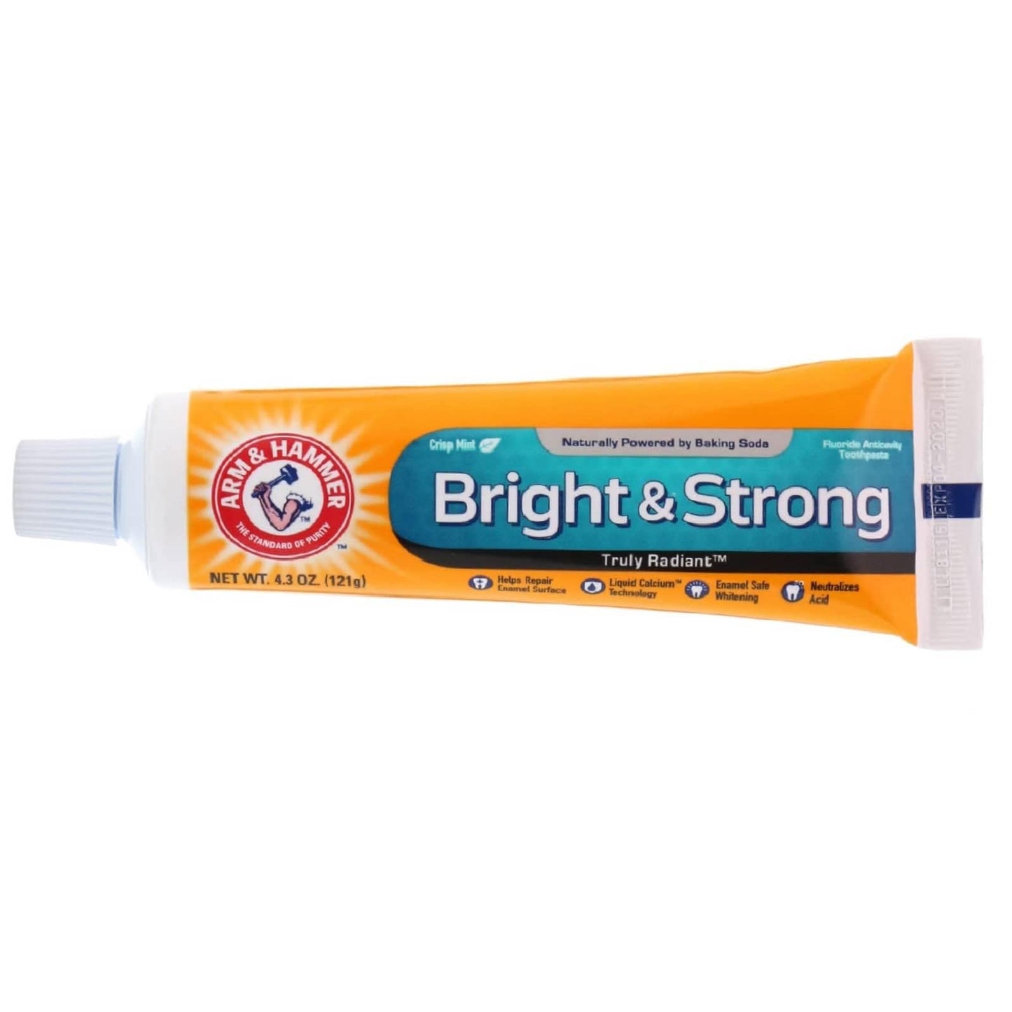 ARM & HAMMER Truly Radiant Bright & Strong Fluoride Toothpaste – Fresh Mint 4.3 oz