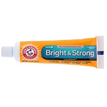 ARM & HAMMER Truly Radiant Bright & Strong Fluoride Toothpaste – Fresh Mint 4.3 oz