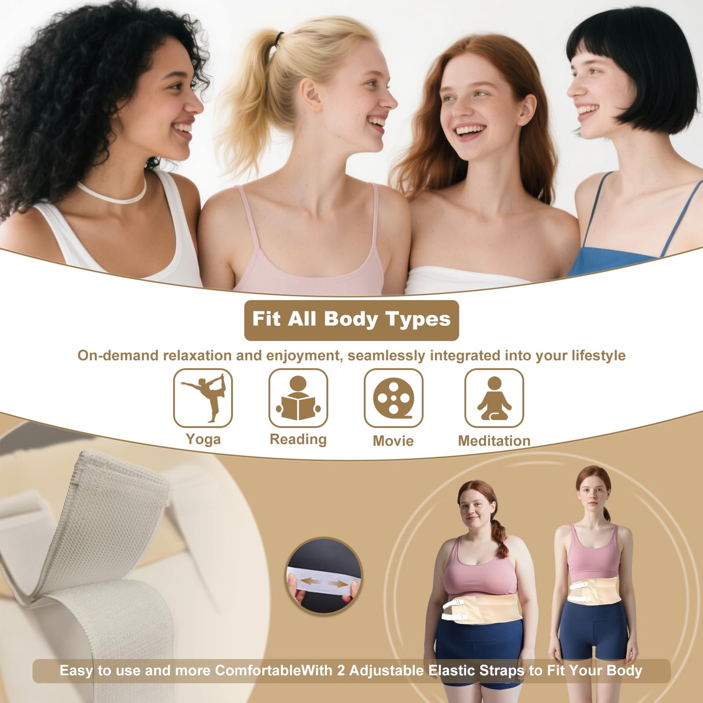 ARMINACO Castor Oil Pack Wraps – 4pc Organic Cotton Set for Detox, Hormone Balance & Cramp Relief